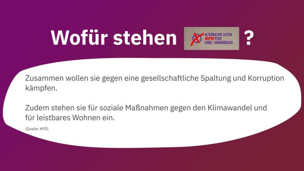 Der k.at-Wahlcheck – Alternative Listen, KPÖ Plus, Linke und Unabhängige