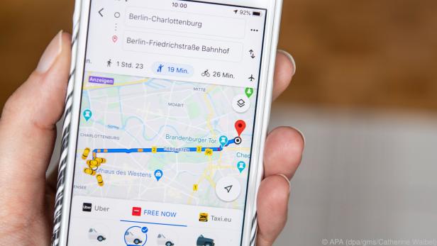 In Google Maps kann man Taxis bestellen und den Weg auch noch mitverfolgen