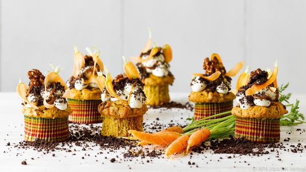 Karotten-Mascarpone-Cupcakes