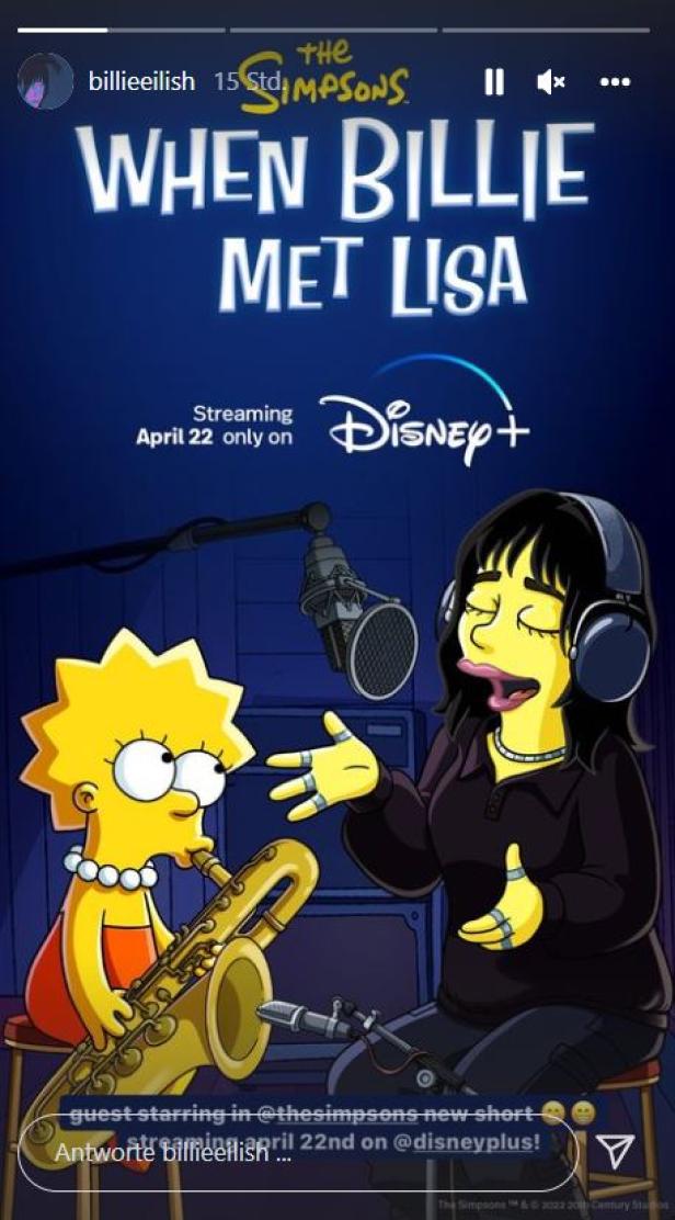 "When Billie Met Lisa": Billie Eilish bekommt Rolle in "Simpsons"-Film