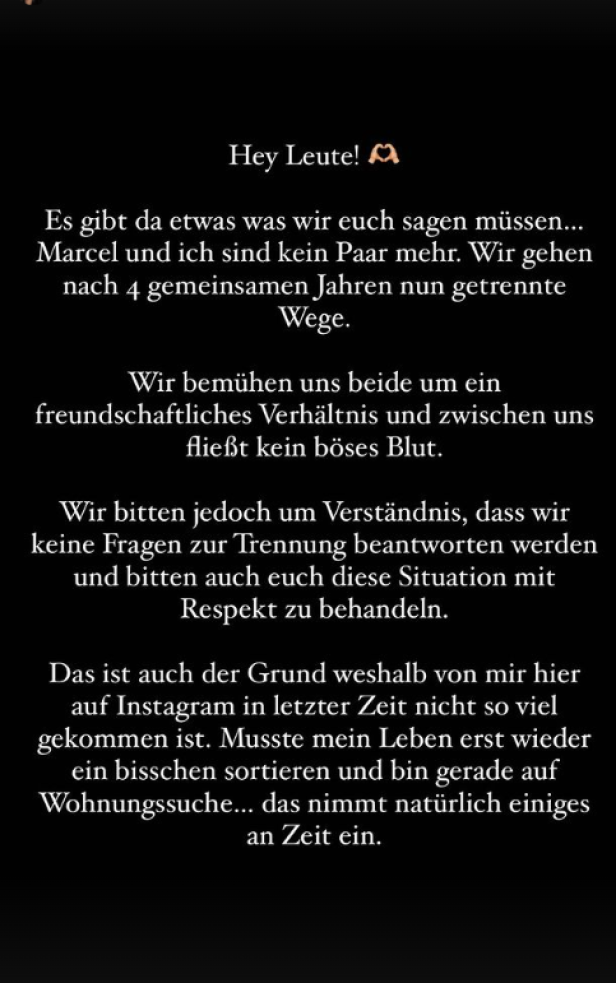 Hat sich KsFreak von Freundin LisaMarie getrennt?