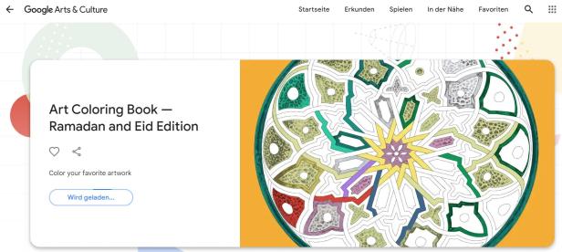 Ramadan: Google Doodle mit Suchspiel und exklusivem Malbuch
