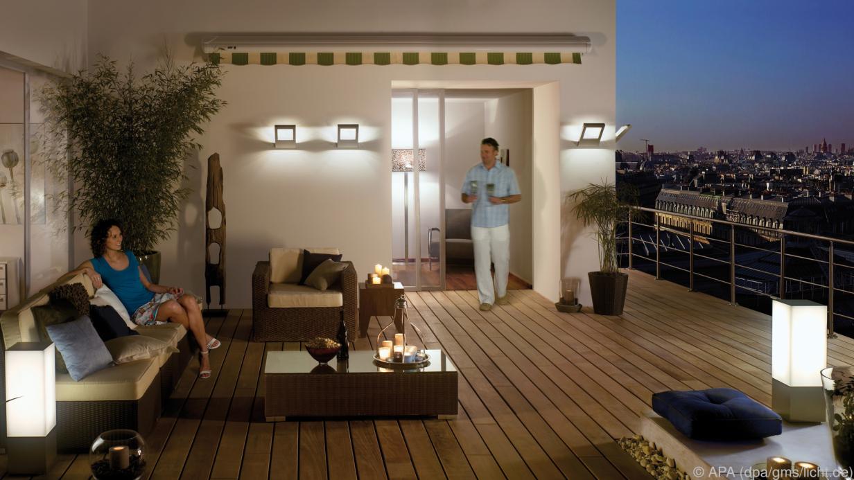 Für die Außenbeleuchtung zwei Varianten einplanen