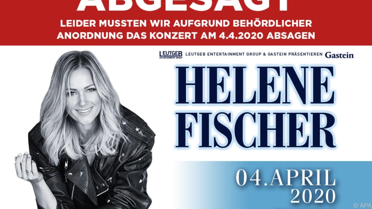 Helene Fischer Weihnachten 2022 Wien Helene FischerKonzert in Bad Hofgastein auf 2022 verschoben