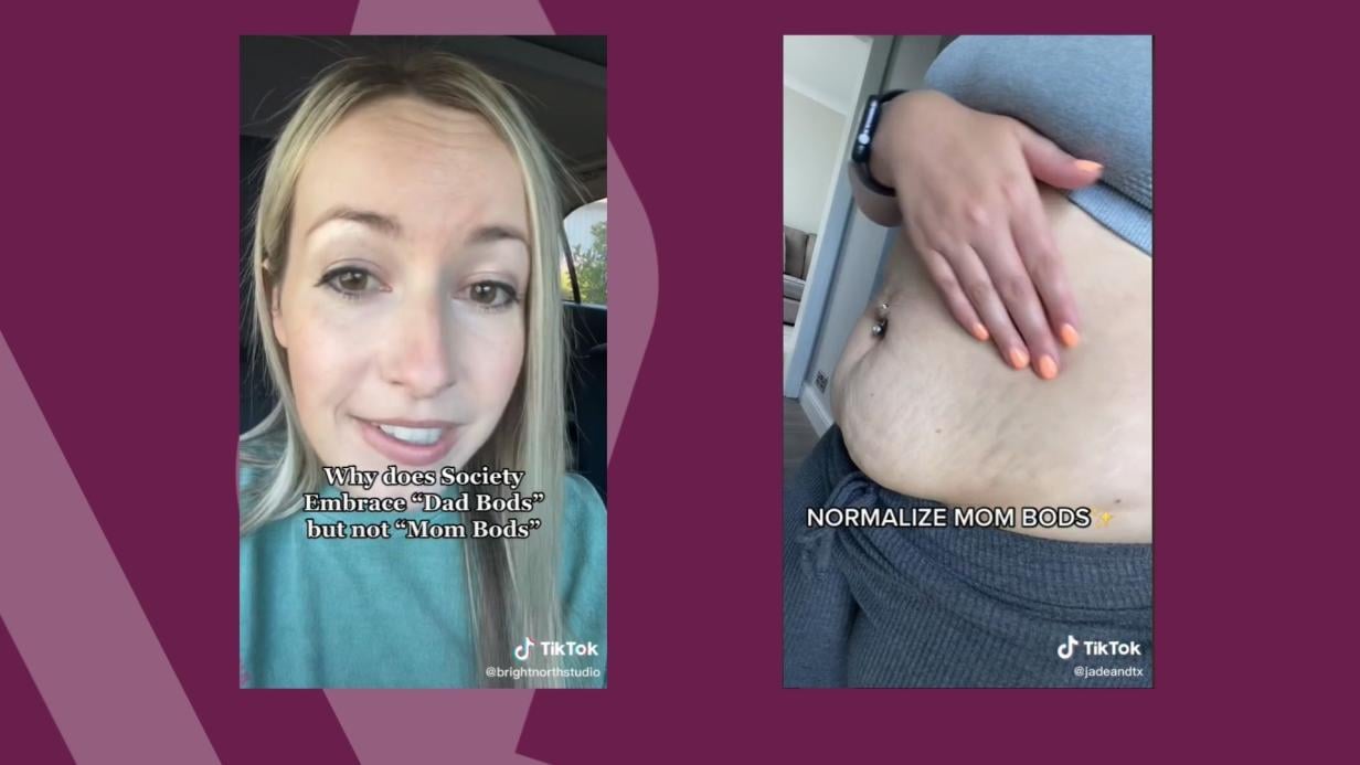 Enisa Bukvic Porno - Dad Bod vs. Mom Bod: TiKTok-Userin macht auf Sexismus aufmerksam