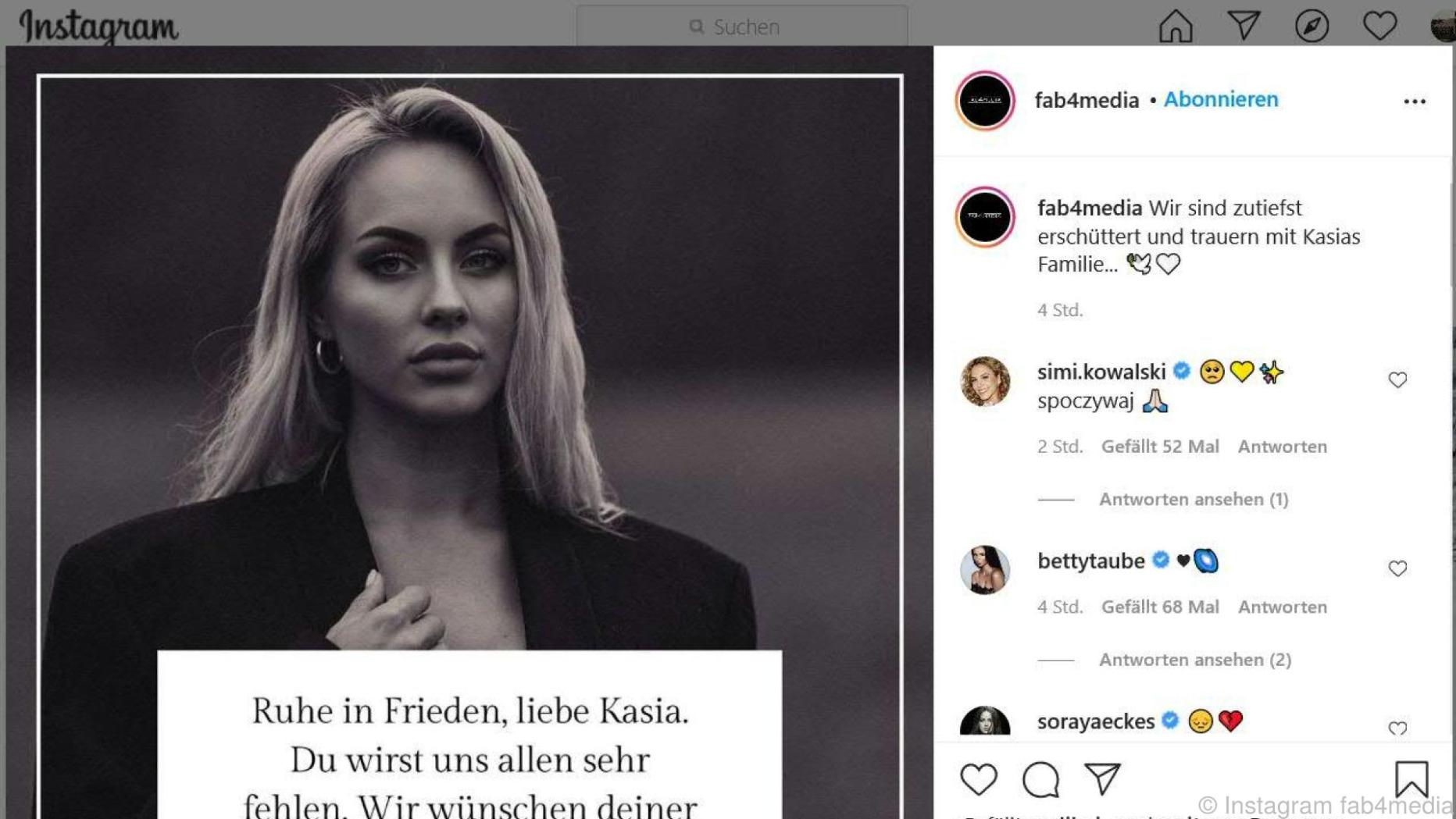 Gntm Model Kasia Lenhardt Ist Verstorben
