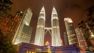 Symbol des modernen Asiens: die Petronas Towers in Kuala Lumpur