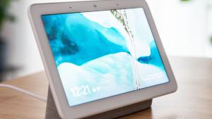 Der Google Nest Hub hat nur einen kleinen Bildschirm und keine Kamera