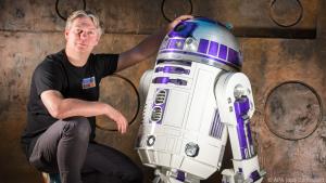 Der Nachbau des legendären Roboters R2-D2 ist funktionstüchtig