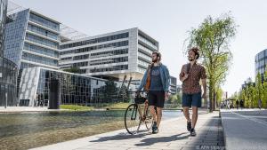 Vaude setzt zum Beispiel bei der Softshell Jacke auf S.Café-Fasern