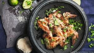 Die Würzung macht es: Chickenwings mit Limetten-Koriander-Marinade