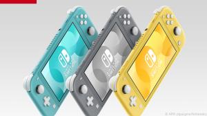 Es wird die Switch Lite in grau, gelb und türkis geben