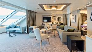 Suite an Bord der "Roald Amundsen": Gäste auf dem Schiff reisen komfortabel