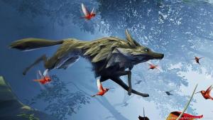 Spieler erforschen in Wolfsgestalt eine untergegangene Zivilisation