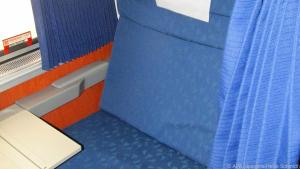 Kleine Schlafkabine "Roomette": Aus zwei Sitzen wird nachts ein Bett
