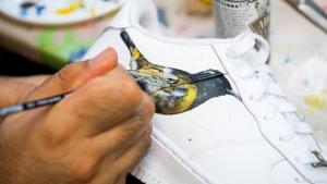 Sneakers als Blickfang