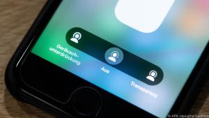 Am iPhone kann die Geräuschunterdrückung aktiviert werden
