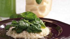 Risotto mit Spinat und Parmesan