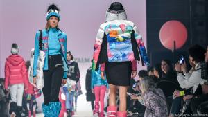 Die Sportalm-Kollektion vereinte sportliche und feminine Styles