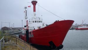 Das Feuerschiff "Borkumriff" war früher ein schwimmender Leuchtturm