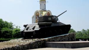 Panzerdenkmal in Tiraspol in Transnistriens