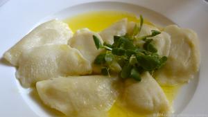 Schlicht und gut: Pierogi in Buttersauce im Restaurant "Klimaty Poludnia"