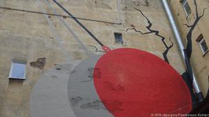 Street Art: Wandgemälde im alternativen Kulturzentrum Puschkin-Straße 10