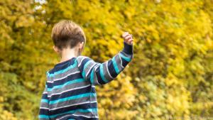 Manche Kinder bleiben lieber für sich