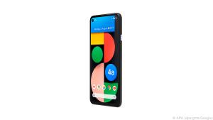 Das Pixel 4a 5G gibt es in Schwarz und mit markantem weißen Einschaltknopf