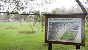 Quellschwemmkegel sind eine einzigartige Besonderheit der Alme-Region
