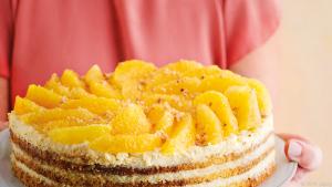Orangen-Krokant-Torte mit Buttercreme