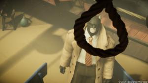 Detektiv John Blacksad schließt Bekanntschaft mit einem Strick
