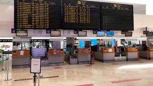 Auf dem Flughafen von Lanzarote herrscht in diesen Tagen Minimalbetrieb