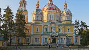 Die Christi-Himmelfahrt-Kathedrale ist das Wahrzeichen von Almaty