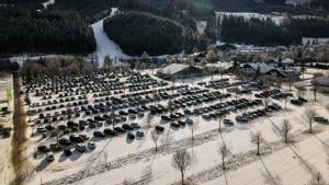 Die Zahl der Parkplätze wurde von 1.000 auf 850 reduziert