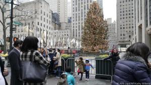 Der Weihnachtsbaum am Rockefeller Center fiel auch dieses Jahr nicht aus
