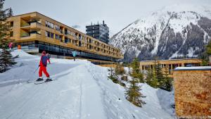Im "Gradonna" geht die Piste direkt vor die Tür des Hotels