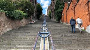 Doch, ja, auch diese Treppe hat irgendwann einmal ein Ende