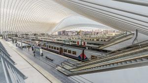 Der Bahnhof Liège-Guillemins wurde von Stararchitekt Santiago Calatrava entworfen