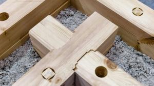 Wandelemente aus Holz können eine Alternative zu Beton sein