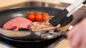 Zu einem Steak sollte man die vierfache Menge an Gemüse essen
