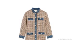 Tweed kann modern sein - ein Beispiel ist das Make-over mit Jeanseinsätzen