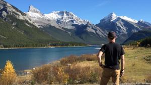 Postkarten-Aussicht im Spray Valley Provincial Park