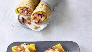Süßkartoffel-Wraps für eine schnelle Mahlzeit