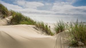 Der Kniepsand auf Amrum ist eine gewaltige wandernde Sandbank