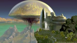 Die Roboter wollen eine Stadt unter einer Glaskuppel am Leben halten