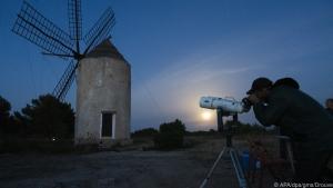 Astronomen-Treffen nahe der alten Windmühle von El Pilar de la Mola