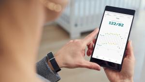 In der App sieht man die Blutdruckmessungen über den Tag hinweg