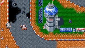 Eines der 25 mitgelieferten klassischen Amiga-Spiele: "ATR: All Terrain Racing"