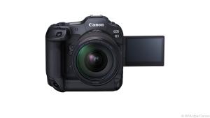 Der Touchscreen der Canon EOS R3 ist dreh- und schwenkbar